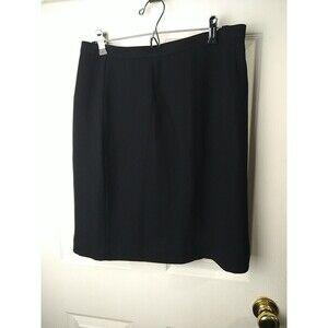 $ Annex Casual Corner Black A Line Lined Skirt. Size 12 P